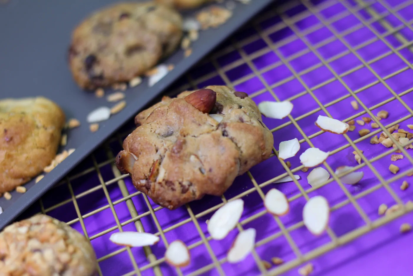 Galleta Almendras Chocolate Amargo