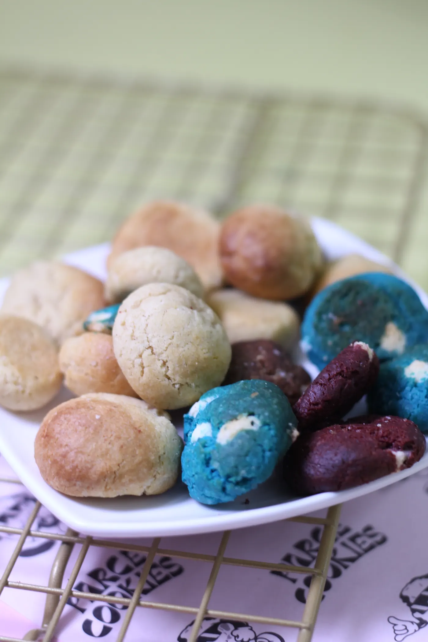 Mini Cookies 20 und + 3 toppings